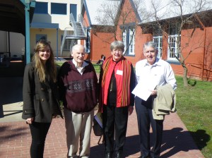 Sophie Buckle with Lyle Wright, Val Symons & Don Cocks