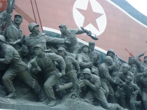 Revolutionary monument at Mansudae.