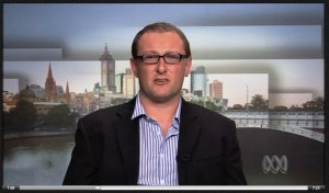 Ben interviewed on 'The World' on ABC 24, 2013.